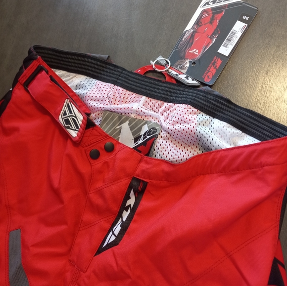 Fly Racing F-16 Motorcross Pants Red/White/Black Size 38 Mens NWT - Picture 10 of 15